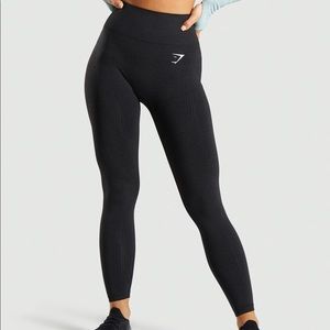 Gymshark vital seamless leggings in Black Marl
